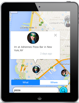 Stalk App Chat app for iPad